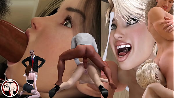 Old pervert boss creampied 18 year old  secretary in his office with sticky hot sperm – Hottest sexiest moments – (Fashion Business)